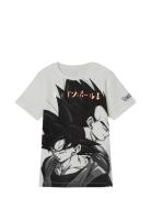 Nkmjohan Dragonball Ss Top Vde Tops T-shirts Short-sleeved Grey Name I...