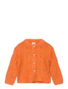 Nmflemille Ls Knit Card Tops Knitwear Cardigans Orange Name It