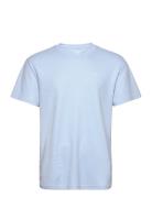 Hco. Guys Knits Tops T-shirts Short-sleeved Blue Hollister