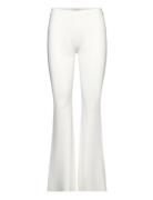 Regina Trousers Bottoms Trousers Flared White BUSNEL
