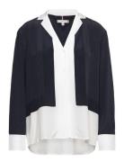 Silk Polkadot Relaxed Shirt Ls Tops Shirts Long-sleeved Navy Tommy Hil...