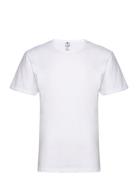 Dovre T-Shirts 1/4 Ærme Organi Tops T-shirts Short-sleeved White Dovre