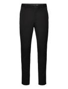 Milano Cole Stretch Nano Pants Bottoms Trousers Chinos Black Clean Cut...