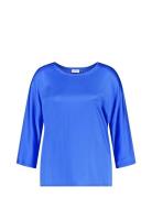 T-Shirt 3/4 Sleeve Tops Blouses Long-sleeved Blue Gerry Weber