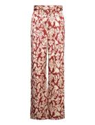 Printed Culottes Bottoms Trousers Wide Leg Red Mango