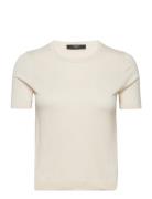 Agro Tops T-shirts & Tops Short-sleeved Cream Weekend Max Mara