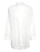 Addison - Daily Cotton Tops Shirts Long-sleeved White Day Birger Et Mi...