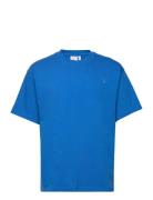 C Tee Sport T-shirts Short-sleeved Blue Adidas Originals