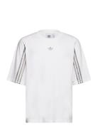 M Fash Raglan T Sport T-shirts Short-sleeved White Adidas Originals