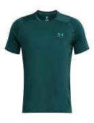 Ua Hg Armour Ftd Graphic Ss Sport T-shirts Short-sleeved Green Under A...
