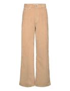Tjw Cord Claire Hr Wide Bottoms Trousers Wide Leg Beige Tommy Jeans
