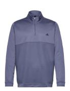 Textured Q Zip Sport Sweat-shirts & Hoodies Sweat-shirts Blue Adidas G...