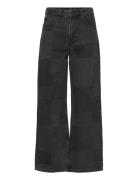 Ivy-Brooke Patchwork Jeans Wash Bla Bottoms Jeans Wide Black IVY Copen...