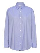 Lova Shirt 15041 Tops Shirts Long-sleeved Blue Samsøe Samsøe