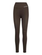 Cora Sport Running-training Tights Brown Drop Of Mindfulness