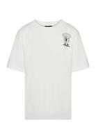 Nlmtitrus Ss L Top Tops T-shirts Short-sleeved White LMTD