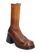Elke Brown Degrade Boots Shoes Boots Ankle Boots Ankle Boots With Heel...
