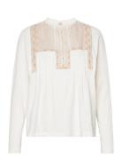 Domna Top Tops Blouses Long-sleeved White ODD MOLLY