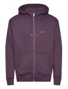 Julius Hooded Sweatshirt Tops Sweat-shirts & Hoodies Hoodies Purple Ma...