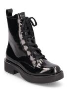 Talma - Combat Boot Shoes Boots Ankle Boots Laced Boots Black DKNY