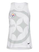 Nike Nfl Pittsburgh Steelers Tank Sport T-shirts & Tops Sleeveless Whi...