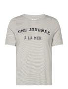 T-Shirt 1/2 Sleeve Tops T-shirts & Tops Short-sleeved Grey Gerry Weber...