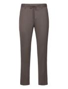 Flannel Pant Bottoms Trousers Formal Brown Michael Kors