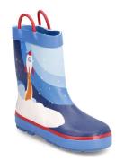 Rocket Ship Shoes Rubberboots High Rubberboots Blue Kamik