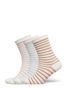 Lydia Socks 3-Pack Lingerie Socks Regular Socks White Mp Denmark