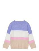 Kmgjennifer L/S Block Stripe O-Neck Knt Tops Knitwear Pullovers Multi/...