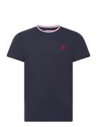 Uspa T-Shirt Columbus Men Tops T-shirts Short-sleeved Navy U.S. Polo A...
