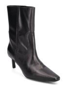 Leather Boots With Kitten Heels Shoes Boots Ankle Boots Ankle Boots Wi...