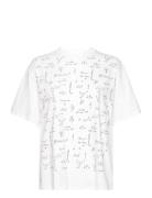 Tee Shirt Homericon Jersey Tops T-shirts & Tops Short-sleeved White RO...