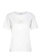 T-Shirt With Wing Tops T-shirts & Tops Short-sleeved White Coster Cope...