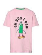 Tnjensen S_S Tee Tops T-shirts Short-sleeved Pink The New