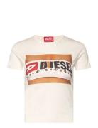 T-Uncutie-Long-N17 T-Shirt Tops T-shirts & Tops Short-sleeved Cream Di...