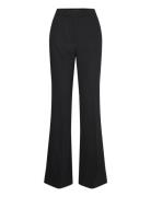 Flared Trouser Suit Bottoms Trousers Flared Black Mango