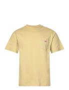 Basic Pocket T-Shirt Héritage Tops T-shirts Short-sleeved Yellow Armor...