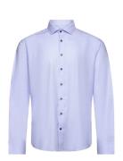 Bs Fitzgerald Slim Fit Shirt Tops Shirts Business Blue Bruun & Stengad...