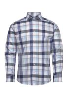 Bs Watt Slim Fit Shirt Tops Shirts Casual Blue Bruun & Stengade