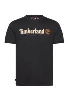 Kennebec River Linear Logo Short Sleeve Tee Black Designers T-shirts S...