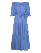 Charnet Dress Designers Knee-length & Midi Blue Andiata