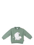 Moomin Sweatshirt Tops Sweat-shirts & Hoodies Sweat-shirts Green Marti...