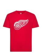 Detroit Red Wings Primary Logo Graphic T-Shirt Sport T-shirts Short-sl...