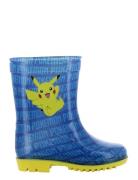 Pokemon Rainboots Shoes Rubberboots High Rubberboots Blue Pokemon