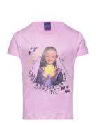 Short-Sleeved T-Shirt Tops T-shirts Short-sleeved Purple Princesses