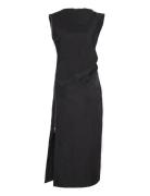 Nylon Zipper Dress - Alita Designers Knee-length & Midi Black Rabens S...