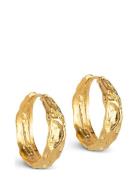 Nela Hoops 20 Mm Accessories Jewellery Earrings Hoops Gold Enamel Cope...