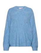 Arabellasz Pullover Tops Knitwear Jumpers Blue Saint Tropez
