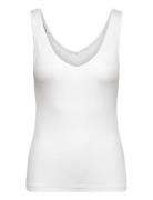 Slfdianna Sl Top Noos Tops T-shirts & Tops Sleeveless White Selected F...